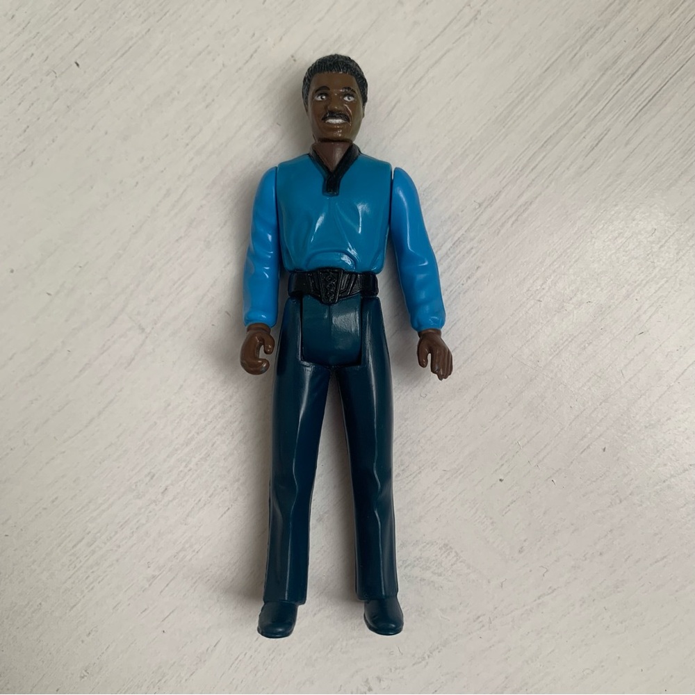Vintage 1980 Kenner Star Wars Lando Calrissian 3.75” Figure Loose Hong Kong
